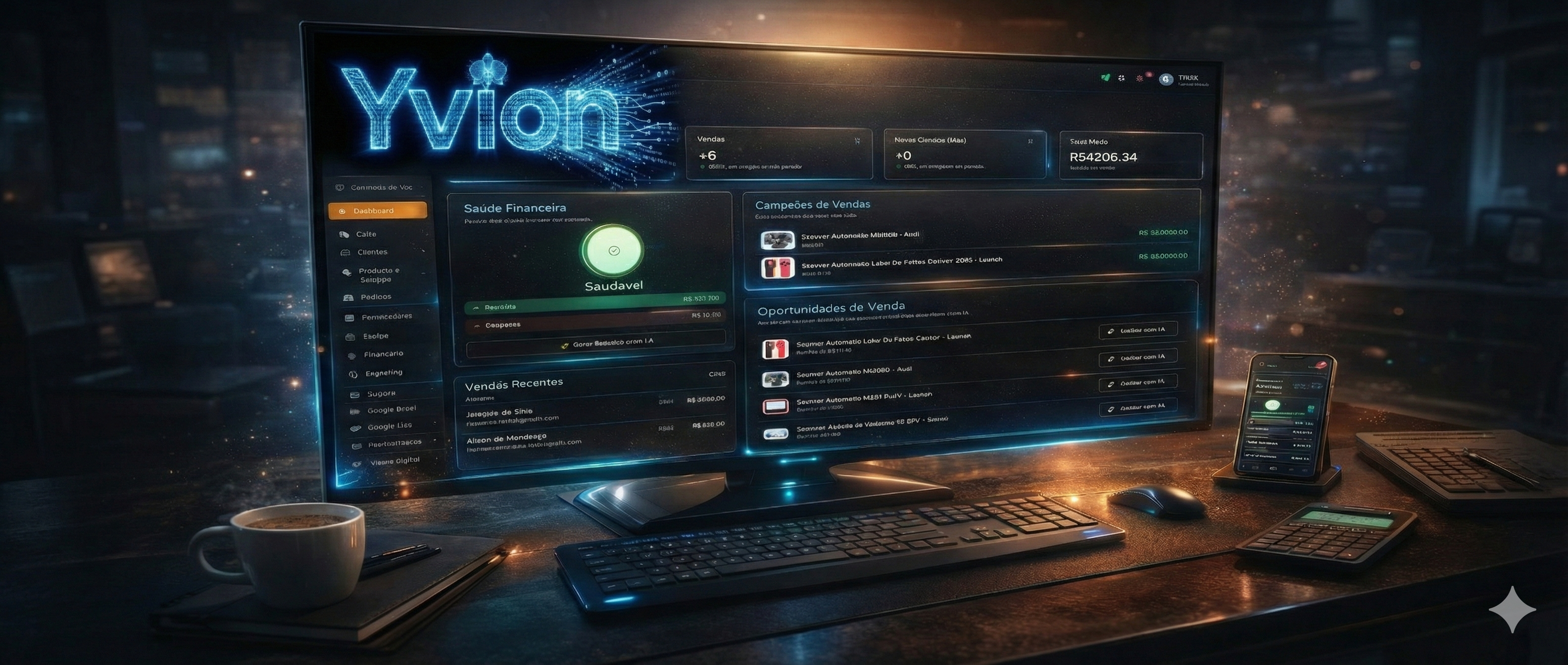 Dashboard Yvion System